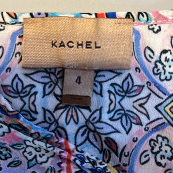 Kachel Anthropologie Silk Swing Top 4 - Picture 7 of 9